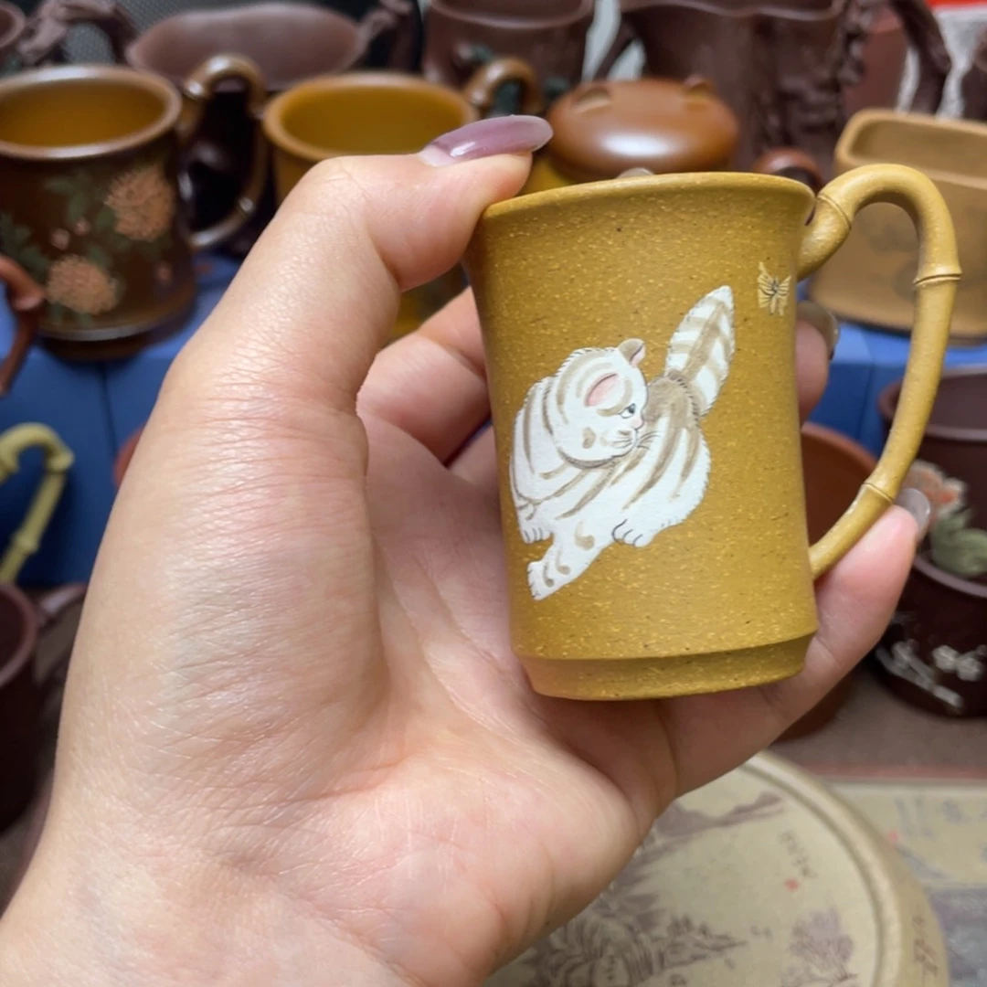 紫砂茶杯紫砂主人杯