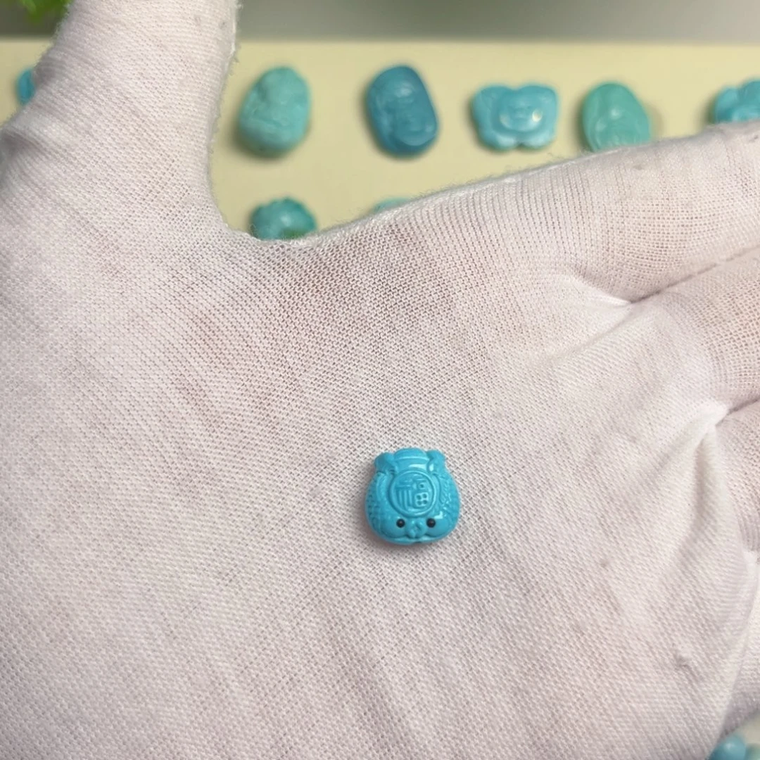 绿松石合金吊坠(不含链)