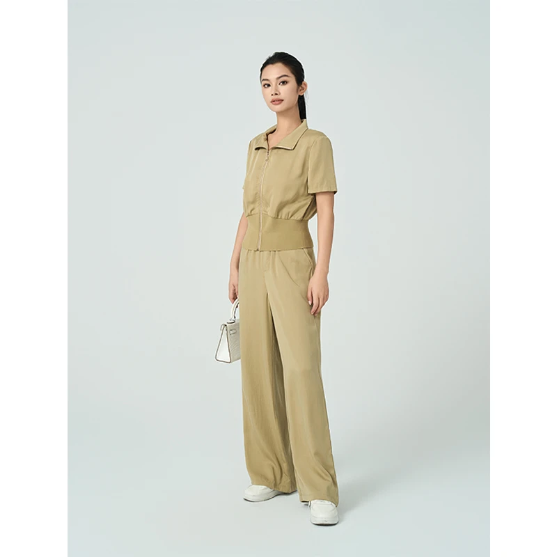 刘老师专属 黎姿时尚短款上衣 LNHB7017-12