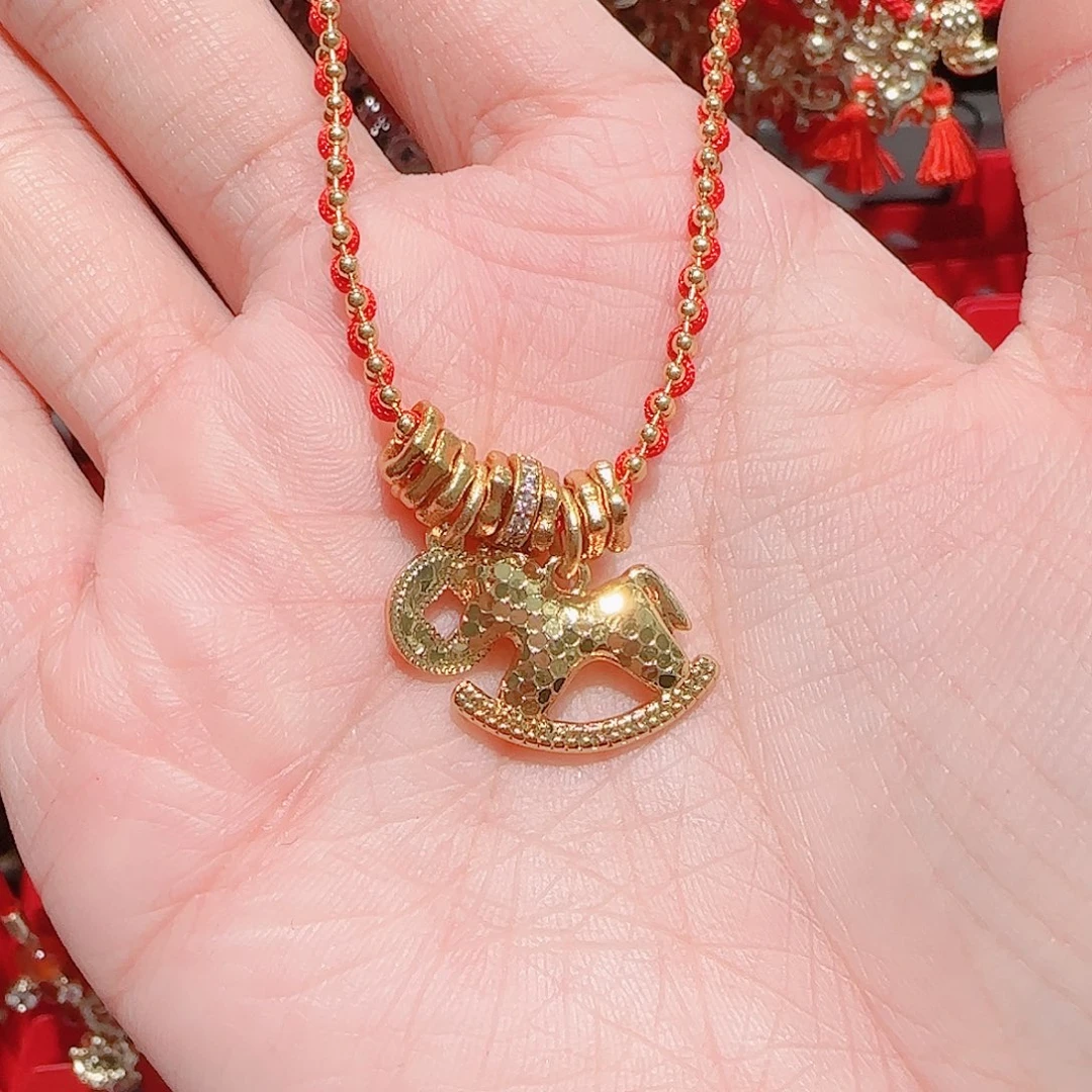 锆石铜合金925银手链