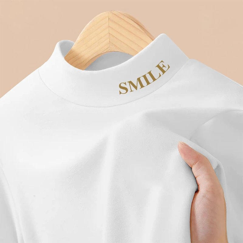 女童秋冬装半高领保暖儿童德绒打底衫上衣洋气长袖休闲衣服