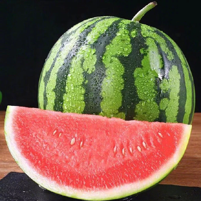 脆甜多汁麒麟西瓜新鲜采摘皮薄肉厚