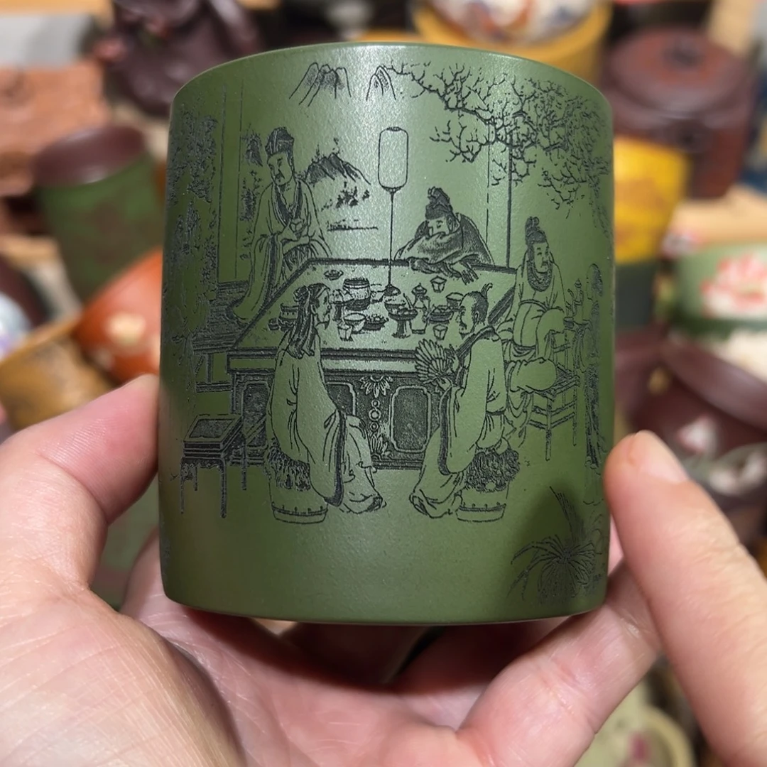 茶杯紫砂宜兴紫砂主人杯