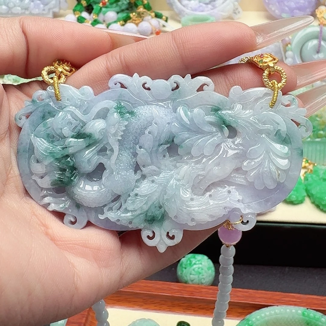 颈饰未镶嵌翡翠翡翠吊坠