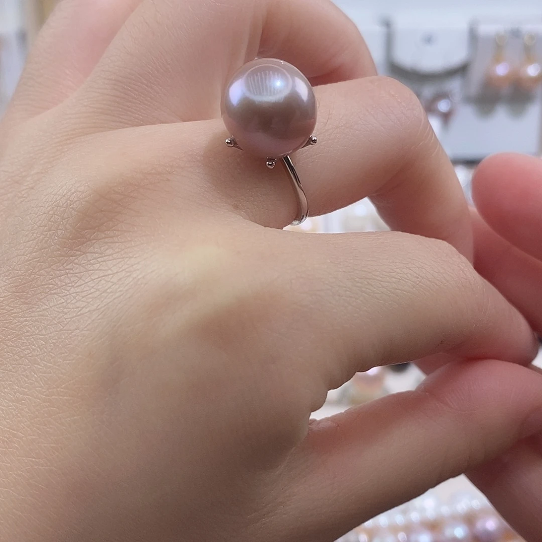 戒指未镶嵌淡水珍珠w12.7