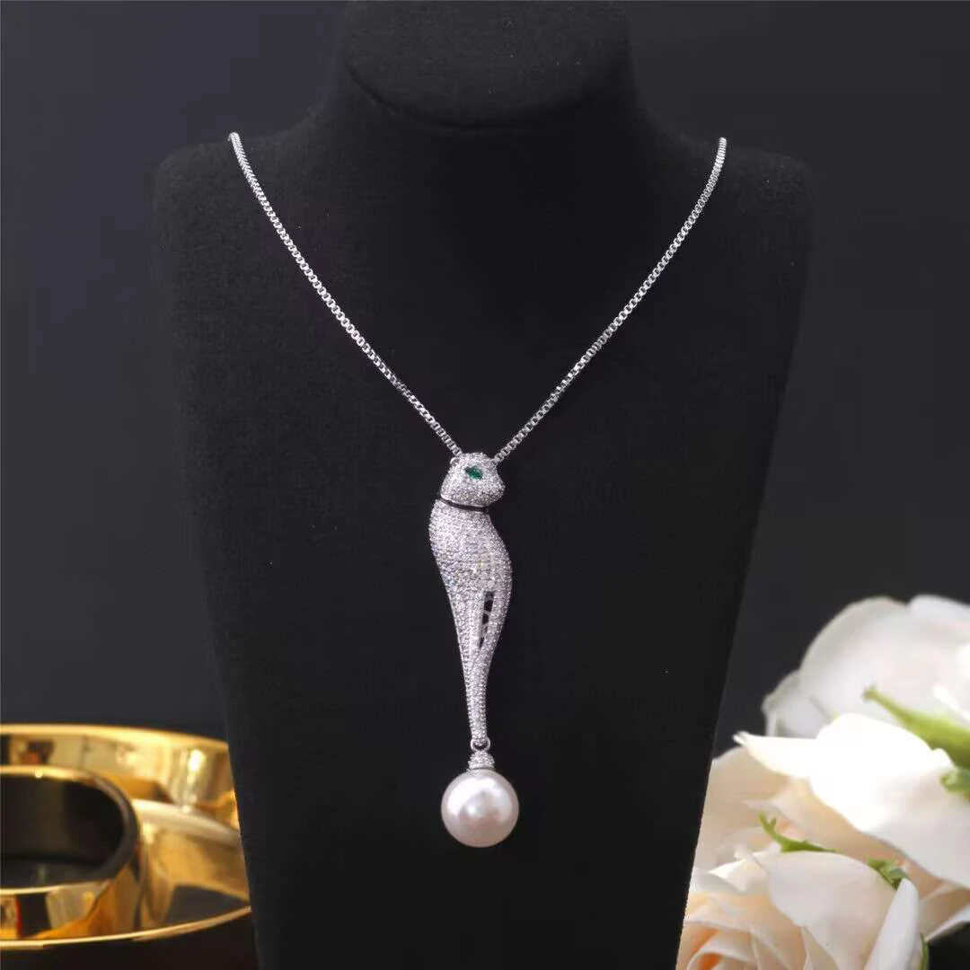 铜合金项链 《货号8628》美人豹气质高奢毛衣链（链长46+5)