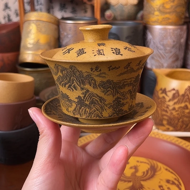 茶杯紫砂宜兴紫砂茶杯正品