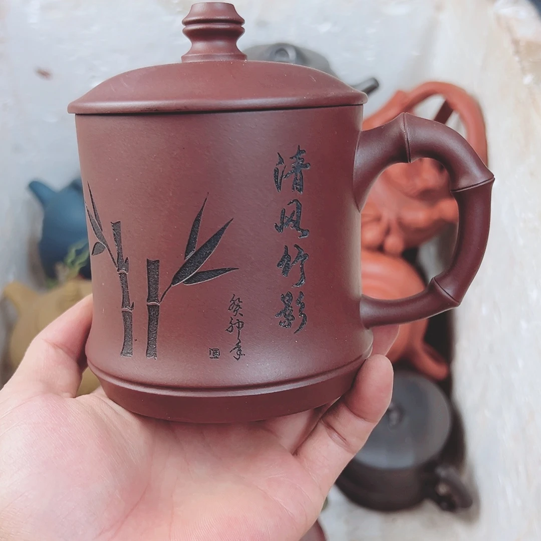 茶壶紫砂宜兴原矿紫砂壶450毫升容量