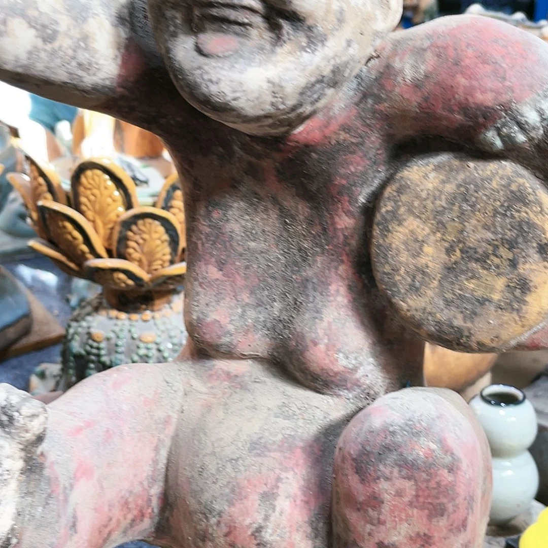 瓦当摆件摆件茶桌茶台陶瓷军****化