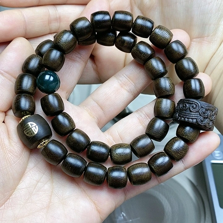 沉香手串李*天越南芽庄白棋楠