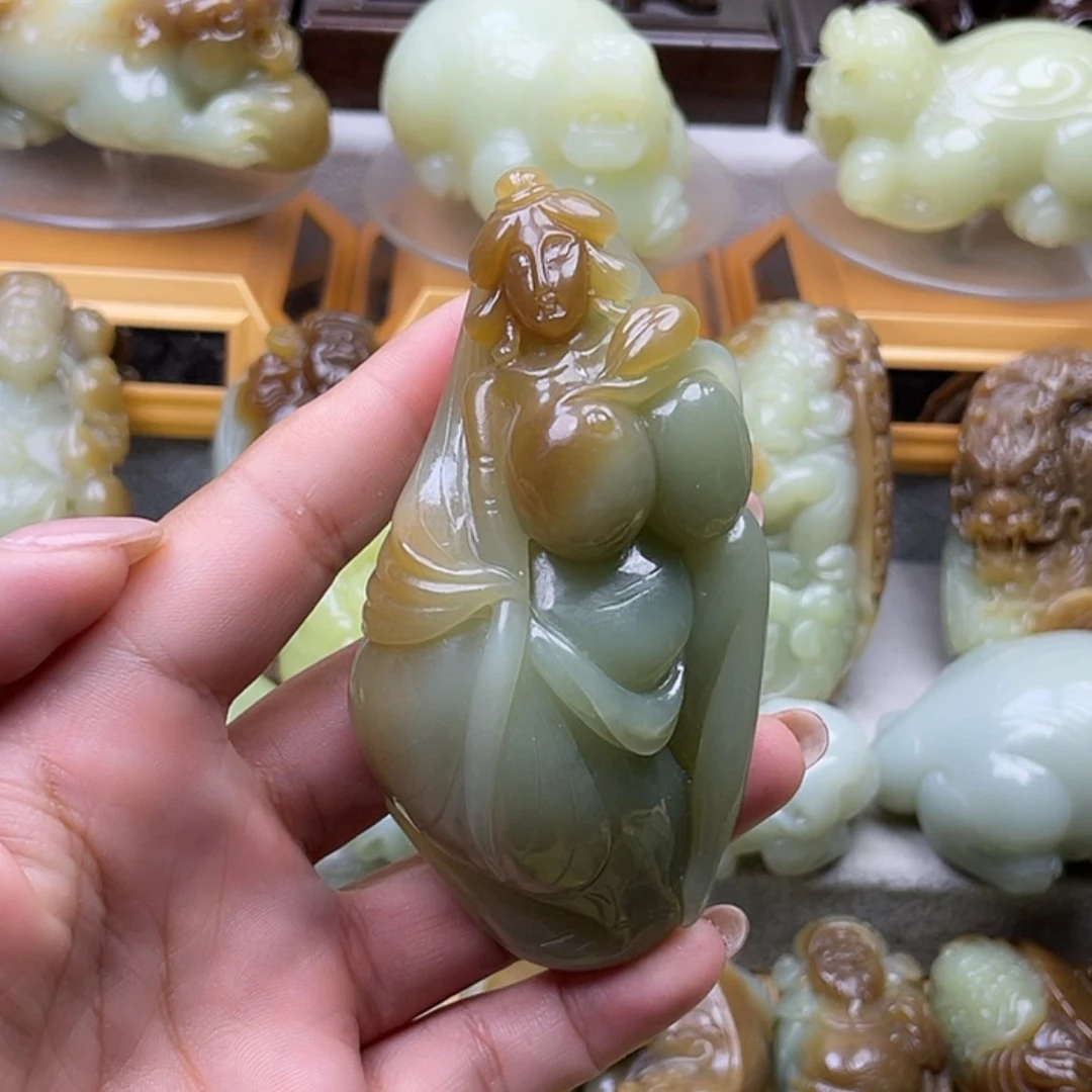 【闪购商品】和田玉未镶嵌挂件妳****香