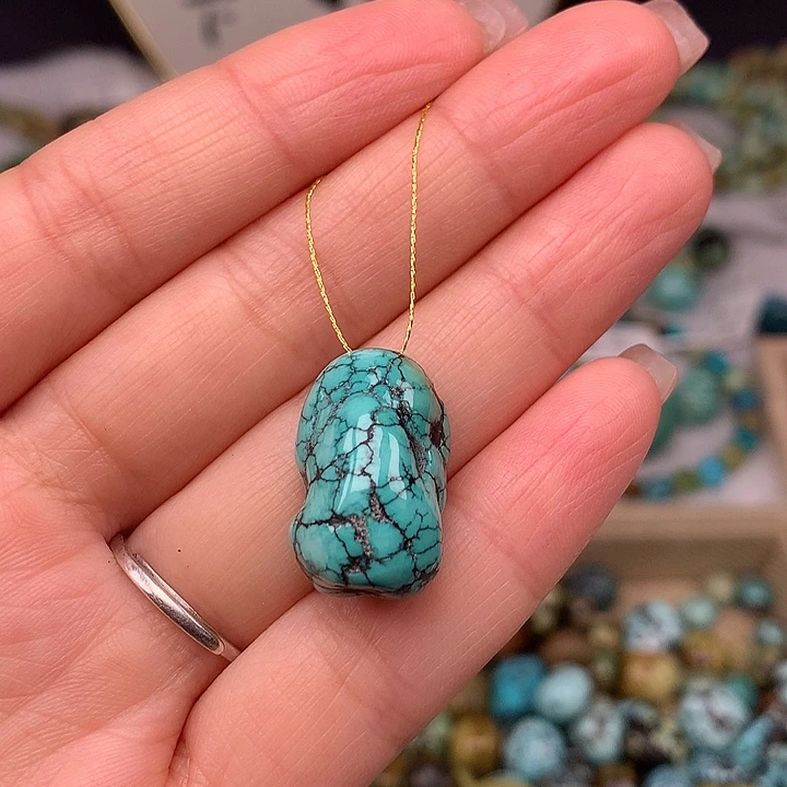 绿松石未镶嵌扣子