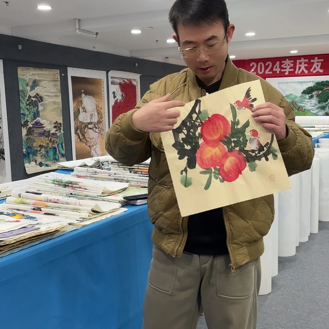 国画今天上午国画作品展示