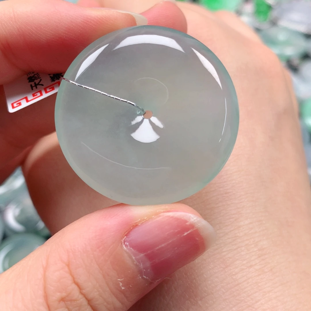 颈饰未镶嵌翡翠天然翡翠