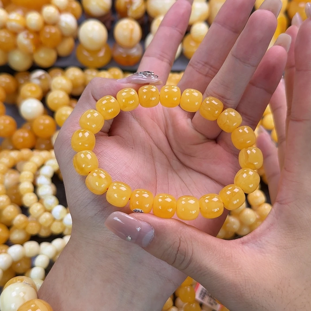 蜜蜡未镶嵌珠宝奇石同料12mm