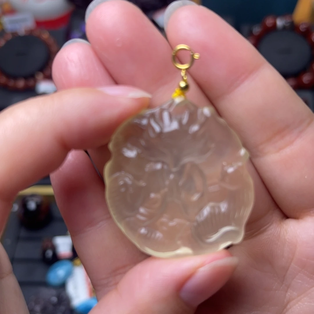 手链水晶未镶嵌黄水晶吊坠