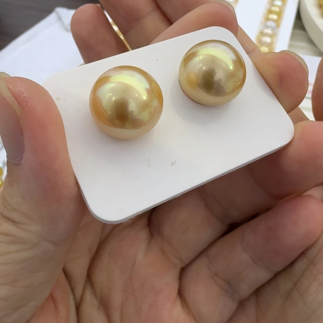 海水珍珠裸珠天然14-15