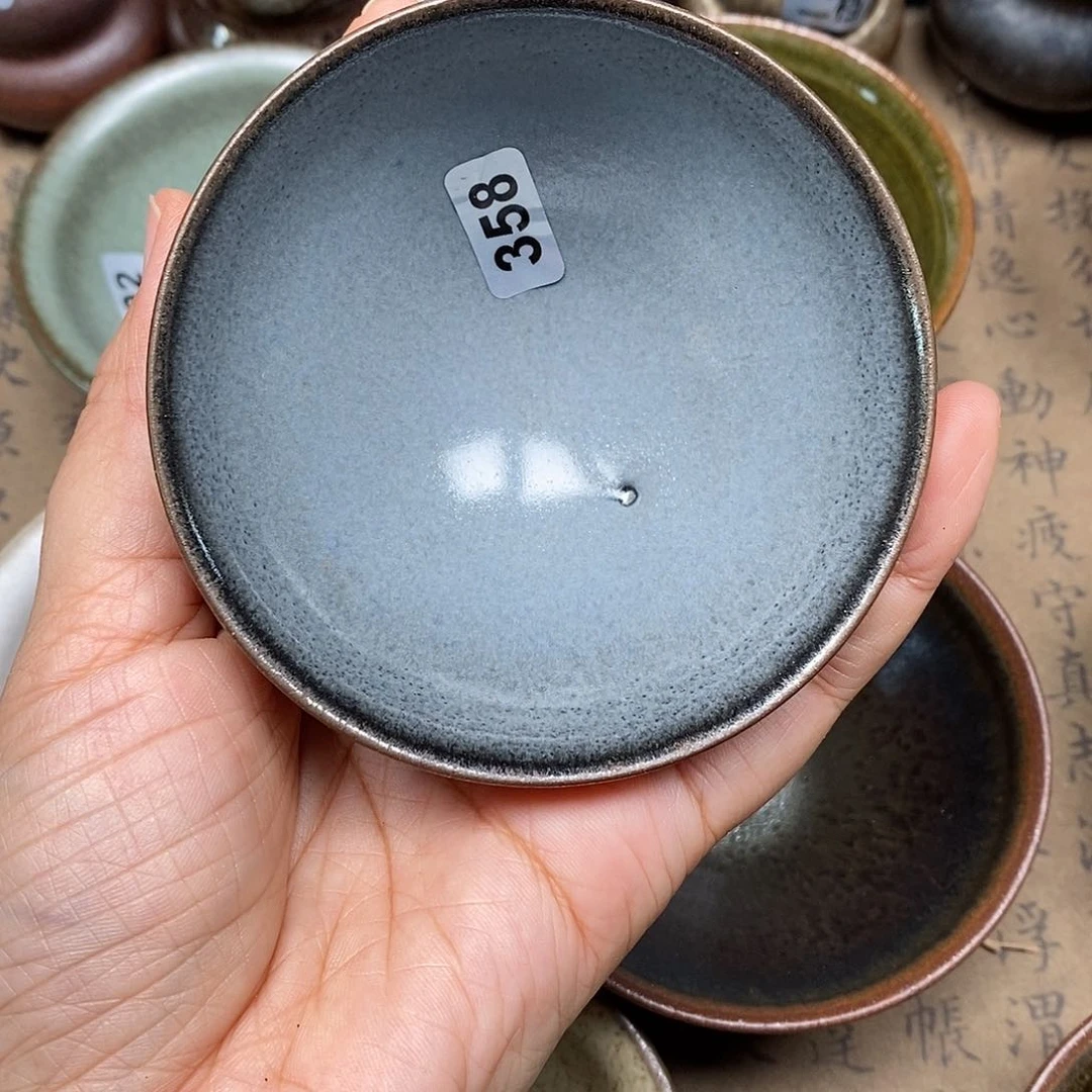 茶盏六**格龙窑柴烧自然还原358