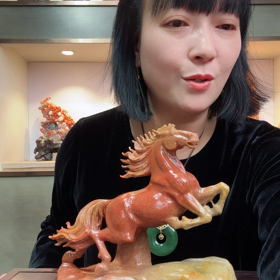 寿山石八***炮寿山石摆件