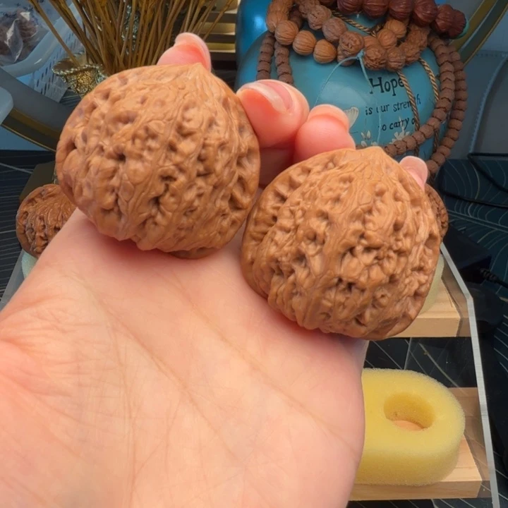 把件桃核原桩铁锤 全品42