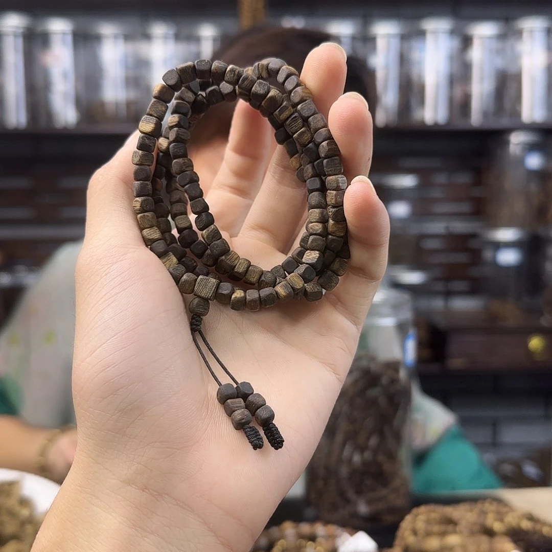 手串沉香奇楠沉香四方珠多圈多样性发一沉水