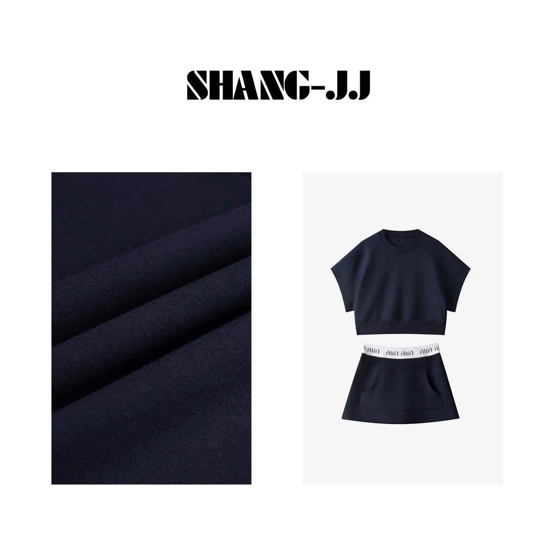 SHANG-JJ【少女感套装】三层结构科技空气层工艺套装q131593p