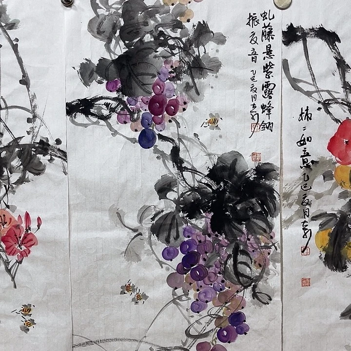 姜奇老师花鸟作品69×34