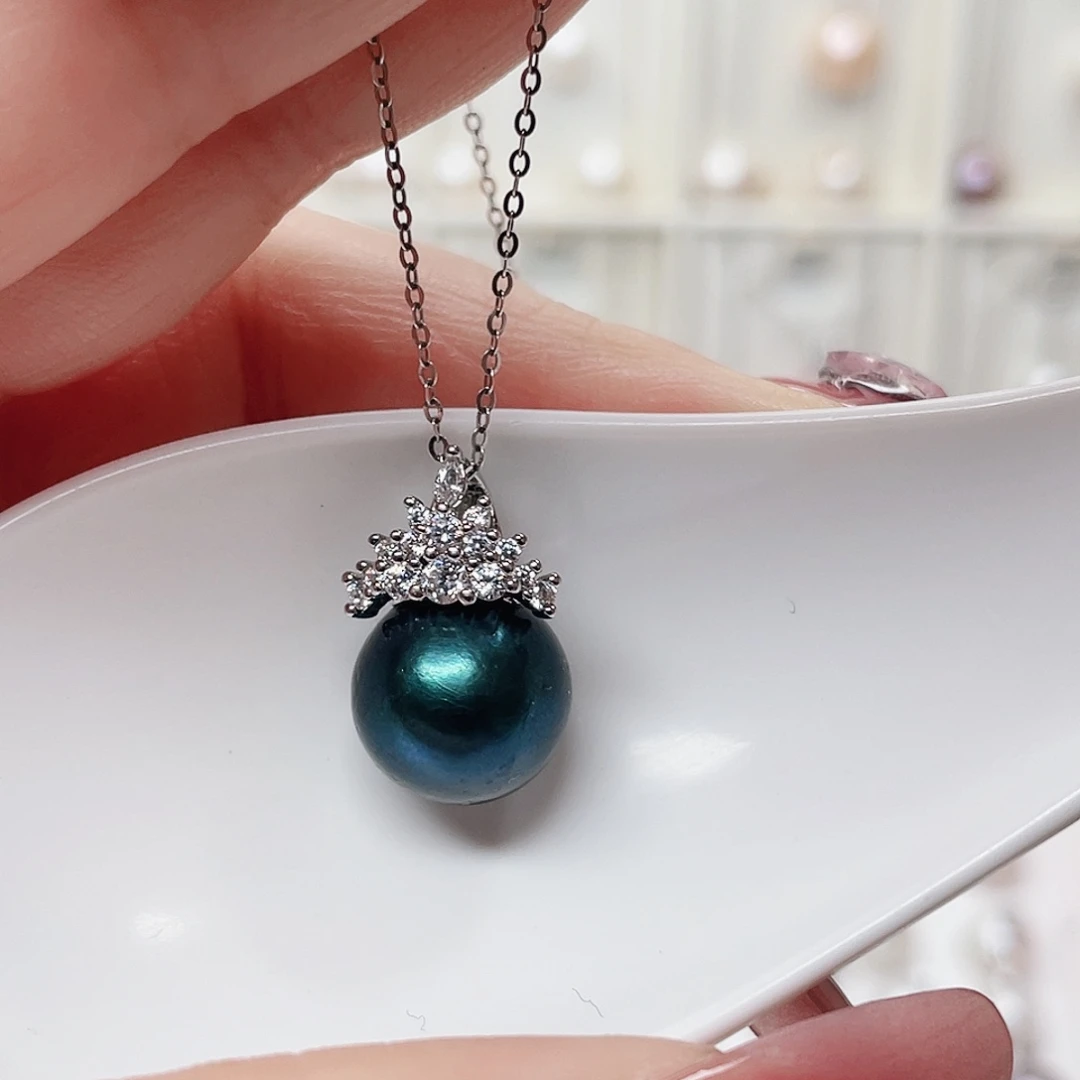 淡水珍珠吊坠(赠链)合金