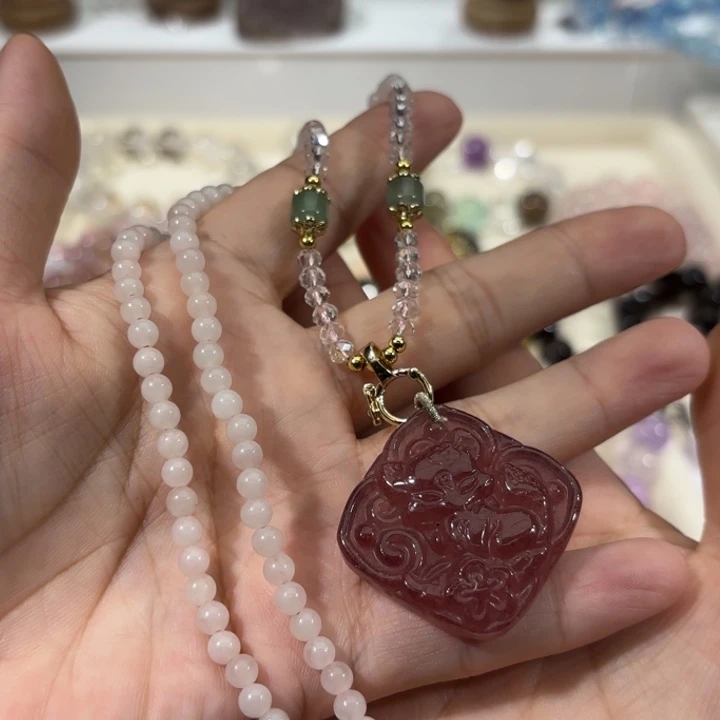 未镶嵌手链水晶吊坠