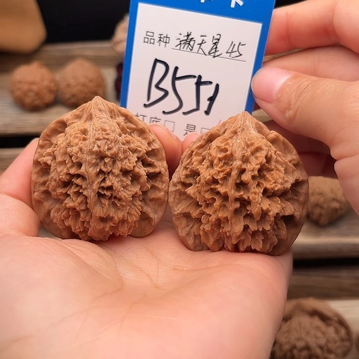 吊坠文玩核桃全品白茬满天星45