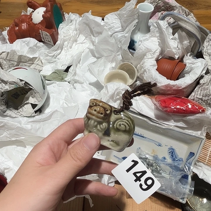 瓷片呀工艺品摆件瓷器摆件正能量