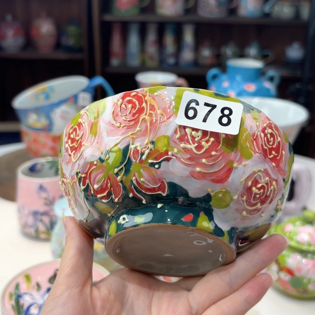 景德镇手绘高温釉下彩陶瓷茶具