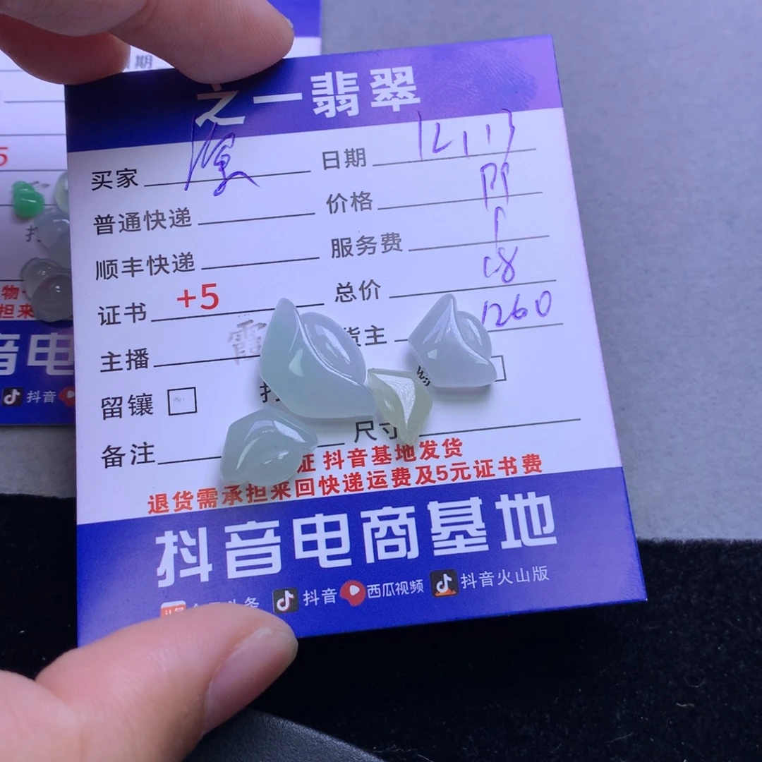 颈饰未镶嵌翡翠深**姐