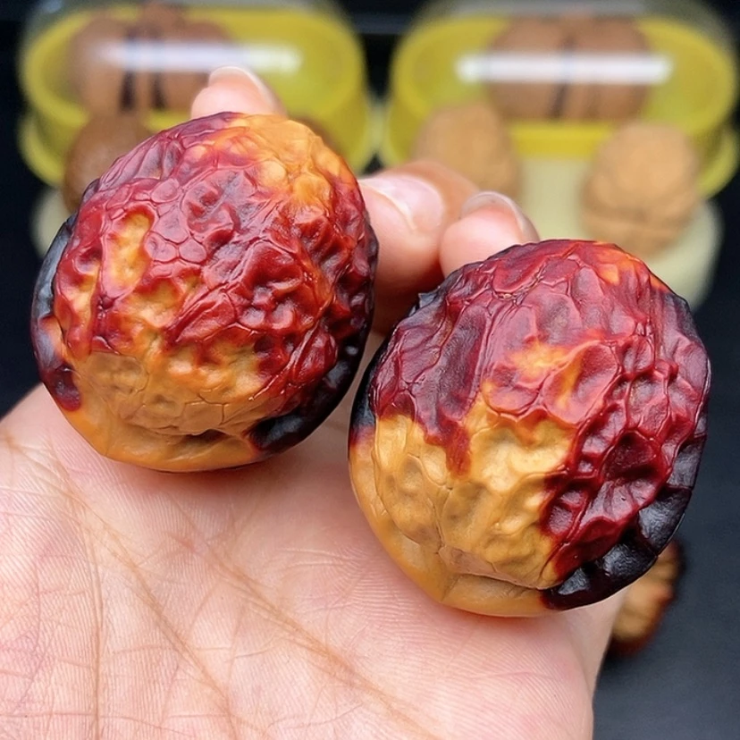 【闪购商品】文玩核桃把件用****039尺七彩金龟玉甲