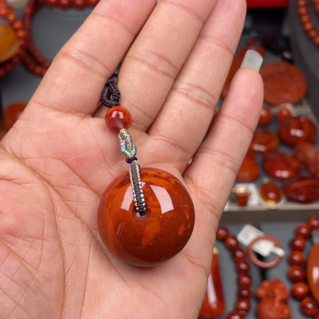 【闪购商品】南红玛瑙珠宝奇石未镶嵌吊坠