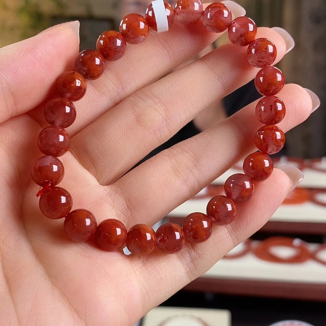 南红玛瑙未镶嵌手串