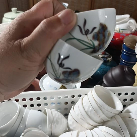 陶瓷盖碗茶杯茶叶罐主人杯