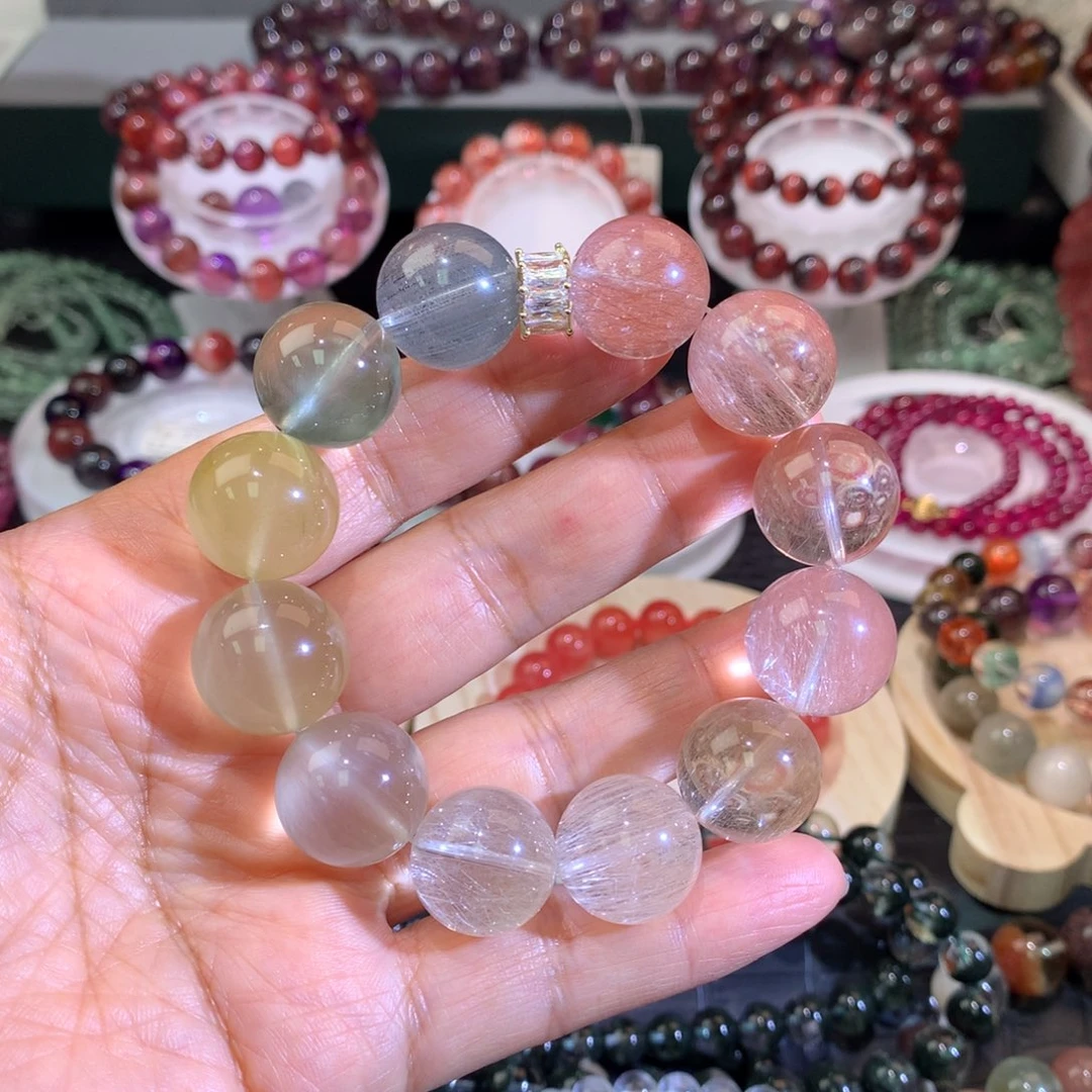 水晶手链未镶嵌出***开手链