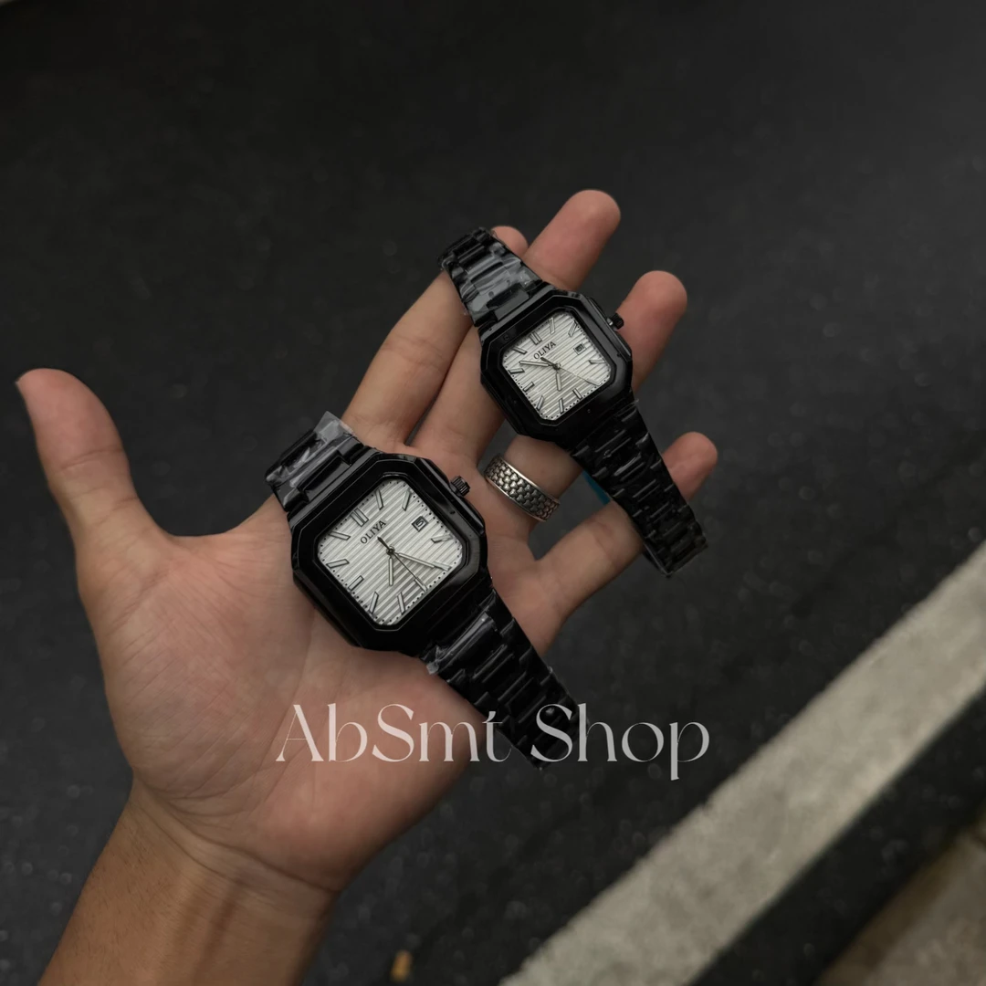 新款时尚百搭方形情侣手表适合多种场合佩戴