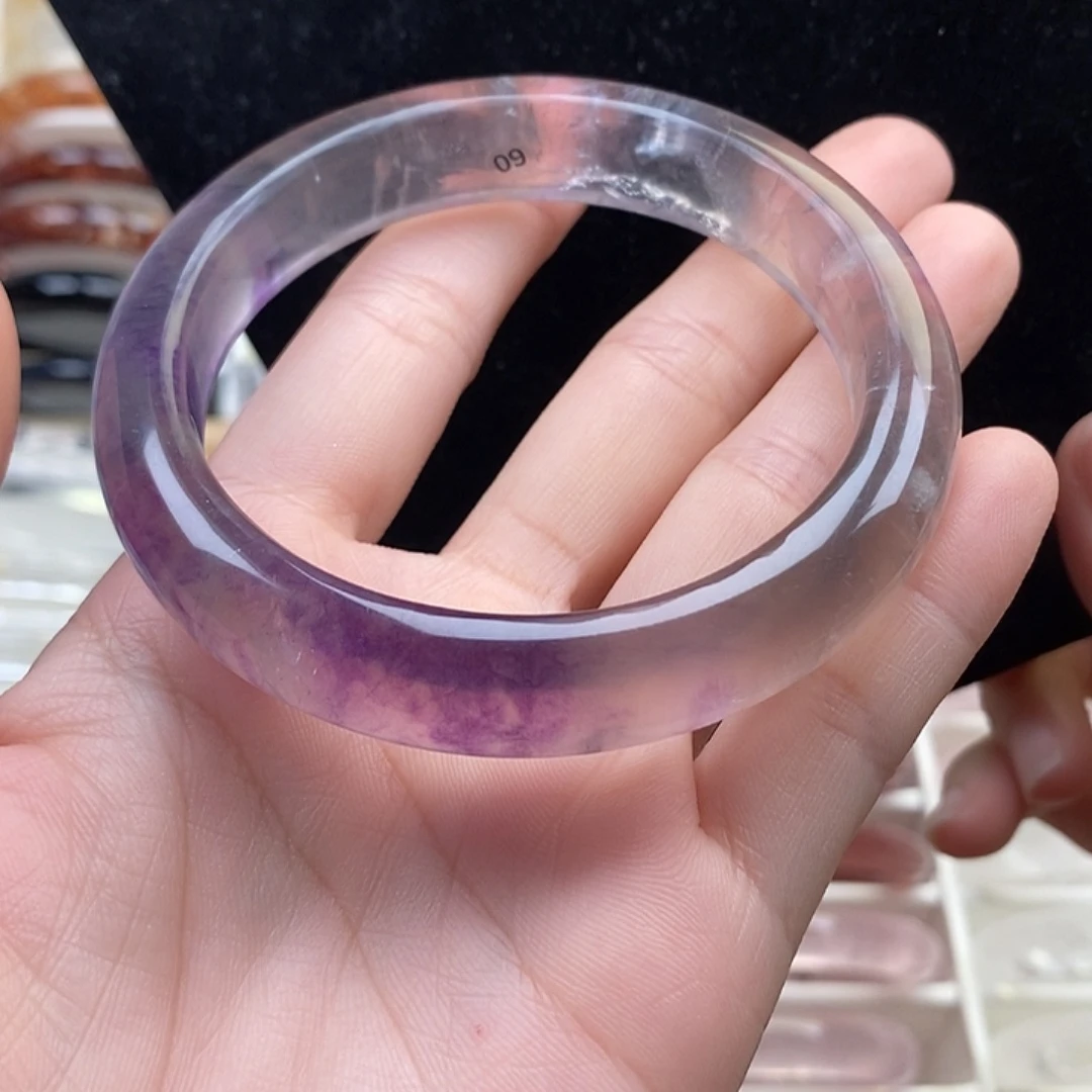 萤石手镯未镶嵌萤石60➕