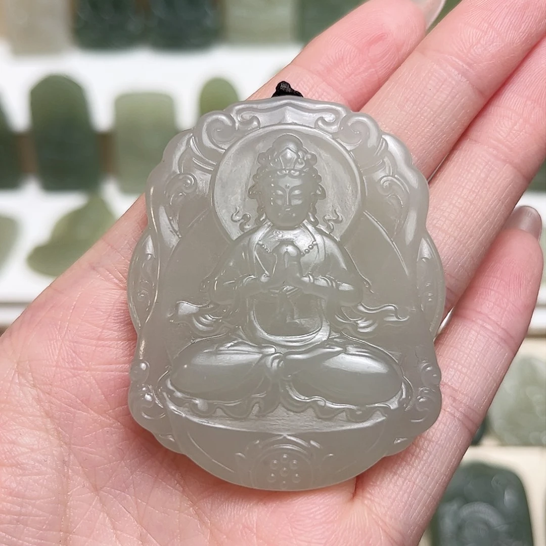 和田玉颈饰未镶嵌