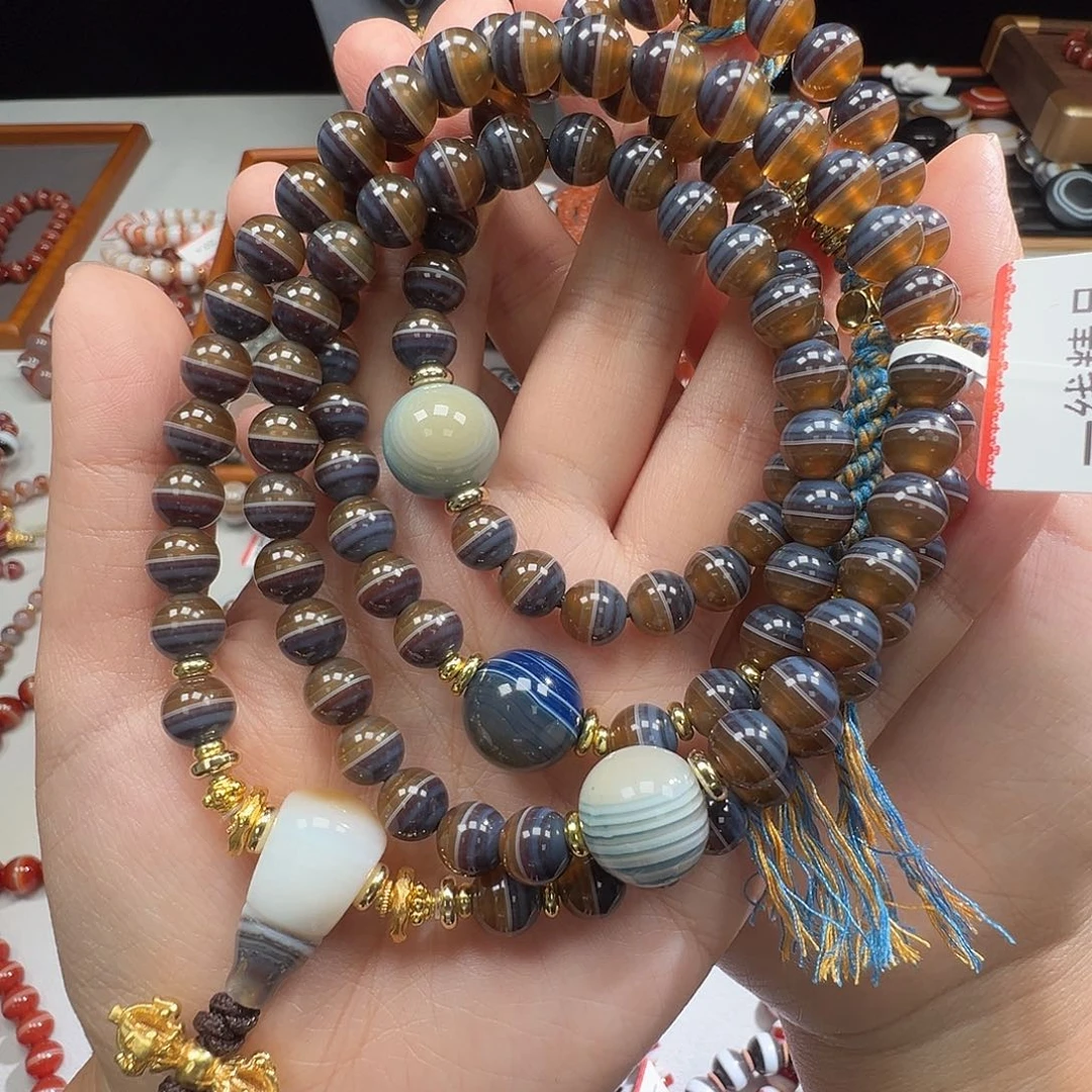 玛瑙/玉髓合金手串