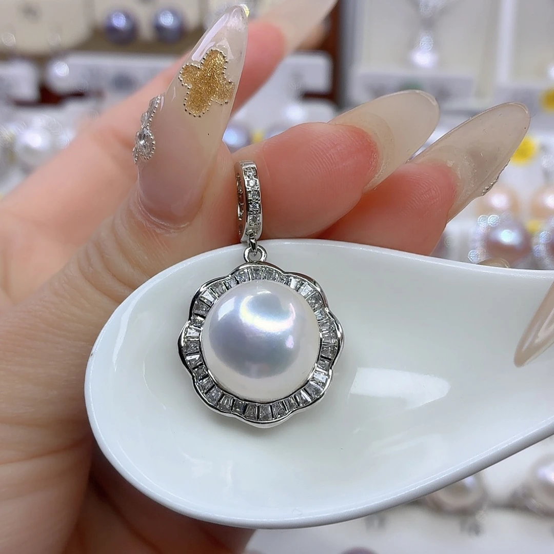 合金颈饰淡水珍珠F