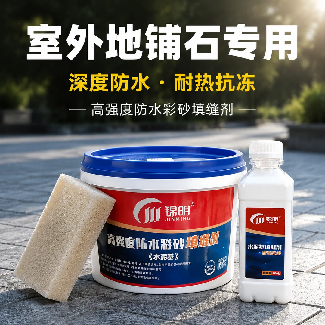 锦明水泥基填缝剂室外地铺石专用 CG2WAS国标 防水防霉 耐热抗冻