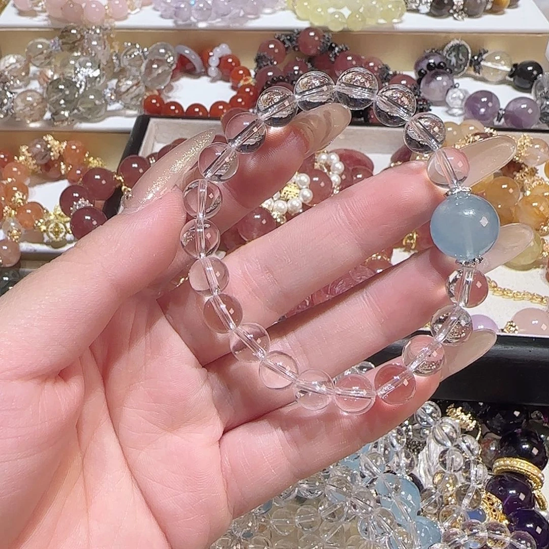 水晶手链未镶嵌把