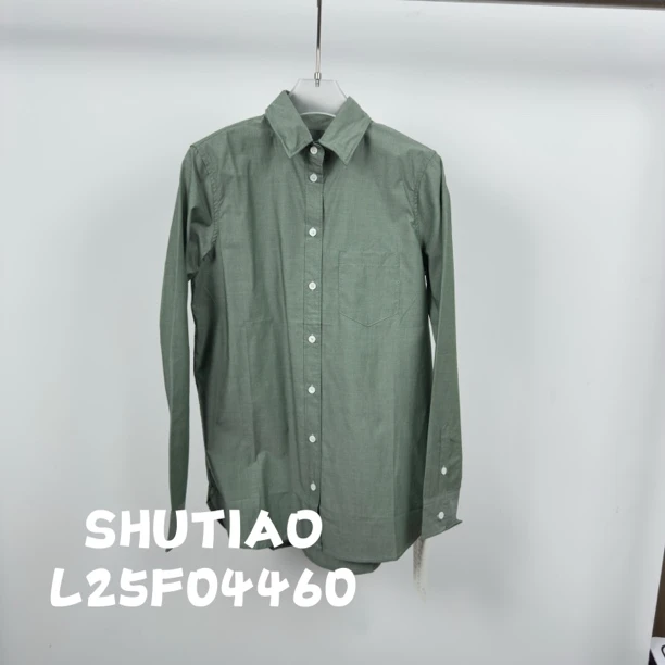 【SHUTIAO】2025夏季：新款小众设计款衬衫L25F04460