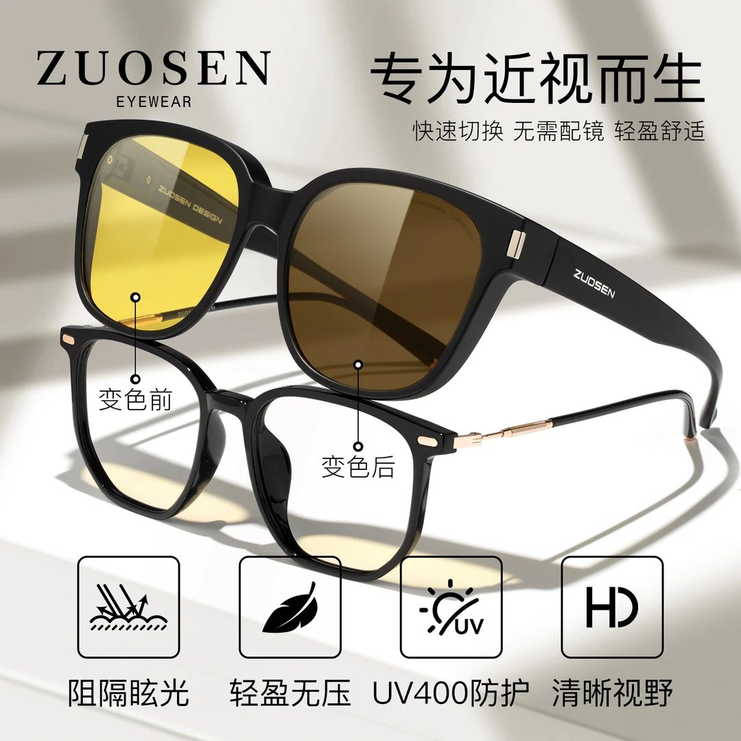 近视套镜夜间开车专用夜视镜可套近视镜防远光灯高清偏光防眩光男