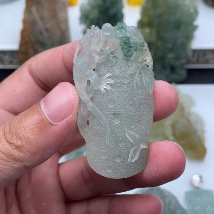 未镶嵌定制翡翠枯木逢春