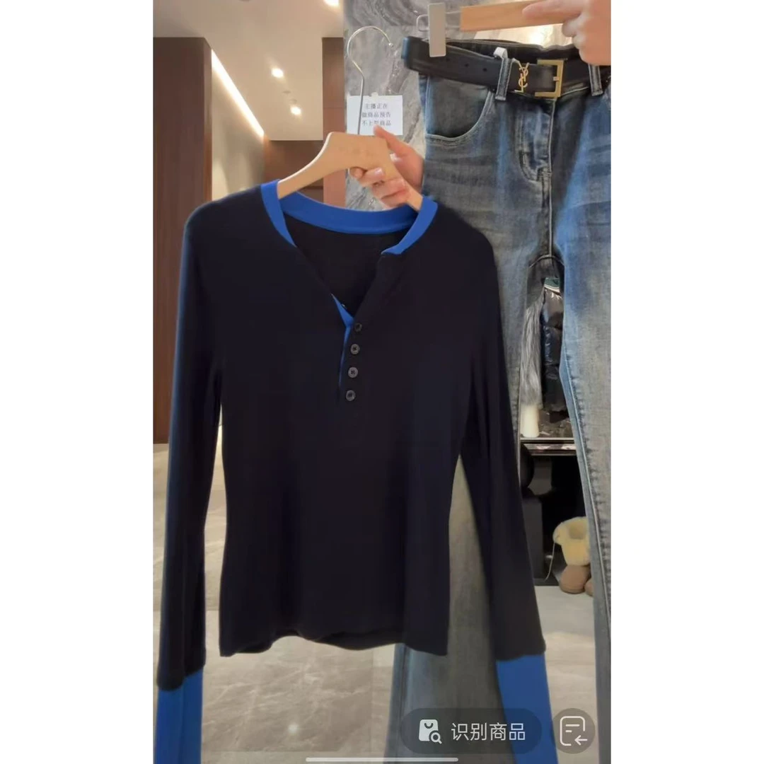 徐秋阳  调色板 百搭时尚休闲设计感显瘦显白上衣11671
