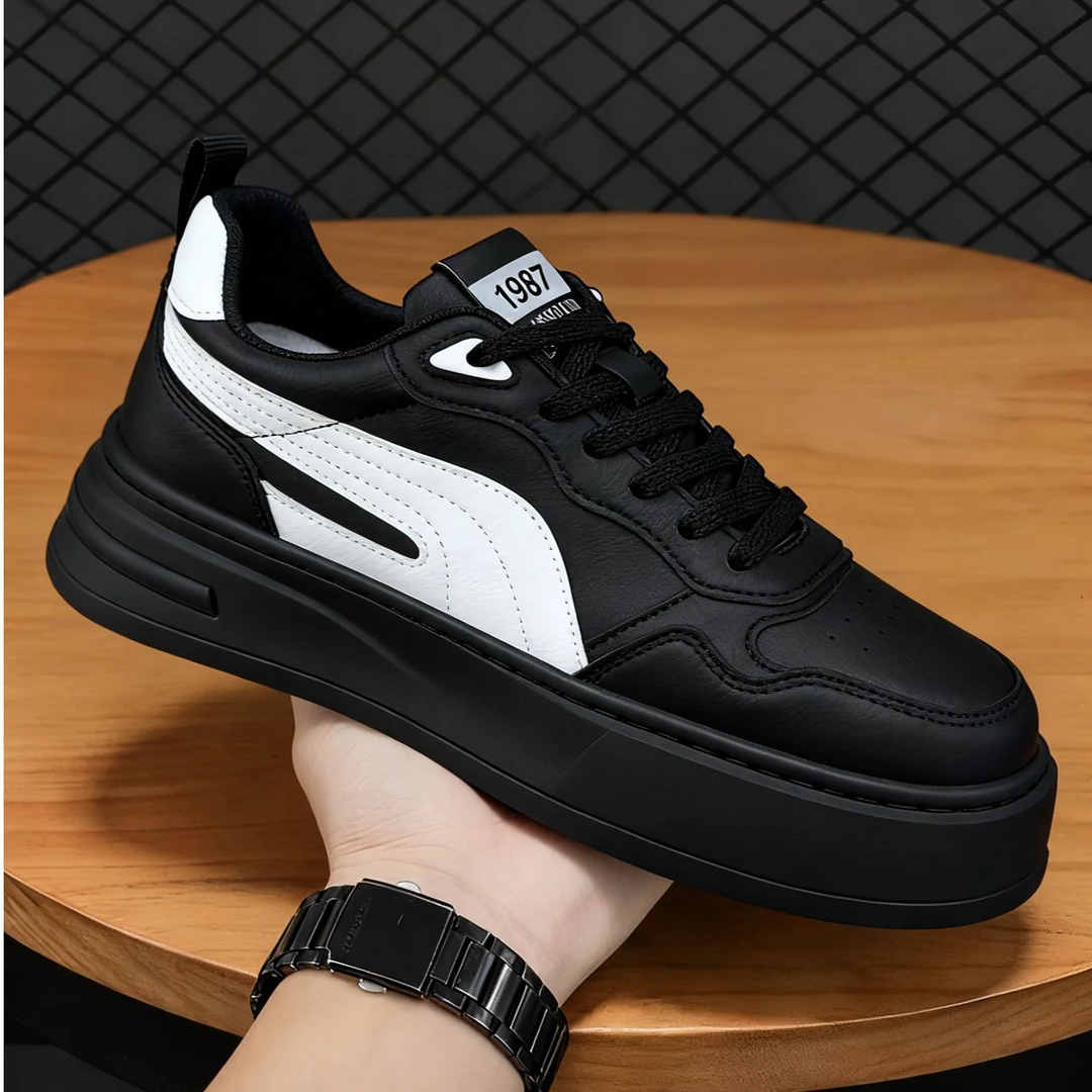 男鞋2025透气防臭休闲板鞋子男士板鞋潮鞋潮流运动鞋小白鞋秋季